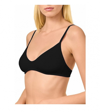 Lenjerie intima femei - Sutien fara armatura Golden Lady Reggiseno A Triangolo, negru, 75B