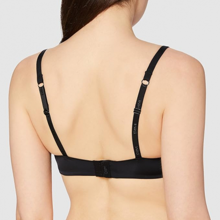 Sutien fara armatura pentru femei DIM Invisifree Triangle, negru, 75B [2]