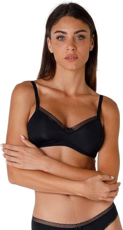 Fashion - Sutien fara armatura pentru femei Lovable L027O, negru, 80D