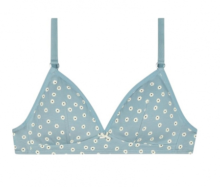 TOATE PRODUSELE - Sutien fara armatura pentru fete DIM Les Pockets, albastru, 80A