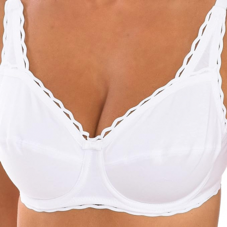 Sutien Playtex pentru femei, clasic, din bumbac organic, Marimea 90C [3]