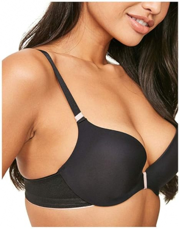 Imbracaminte femei - Sutien Push-up Chantelle, neted, negru, 70A