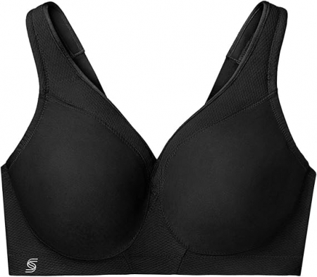 Sutien sport pentru femei Glamorise Magiclift, negru, 100F [4]