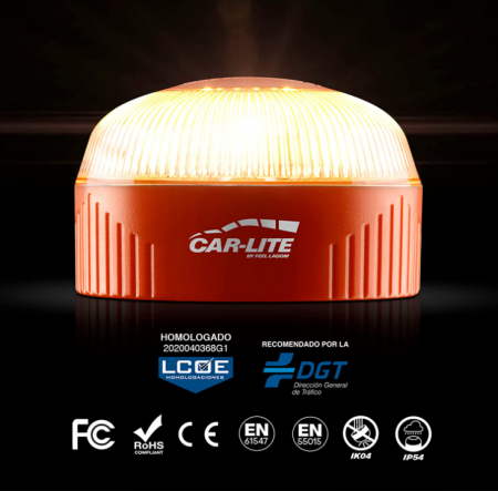 SVE Lumină de urgență pentru mașină CAR-LITE omologat DGT V16 Feel Lagom, 84 x 60 mm [1]