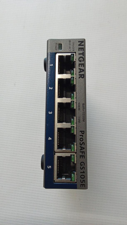 Switch Netgear GS105E-200PES, cu 5 porturi, 10/100/1000, gri [3]