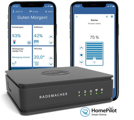 Tabachera electrică pentru curea RolloTron Basis DuoFern 1200-UW pentru rulou, fără banda, pentru casă inteligentă (HomePilot) [4]