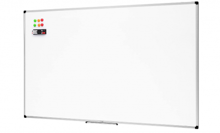 Rechizite si papetarie pentru copii - Tablă albă magnetica Amazon Basics, 90 cm x 60 cm (Lxl)