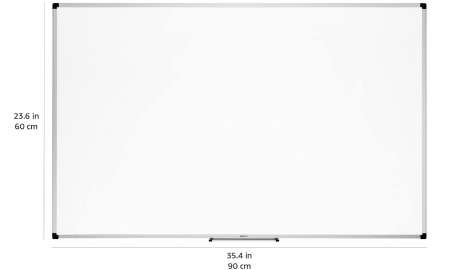Tablă albă magnetica Amazon Basics, 90 cm x 60 cm (Lxl) [8]