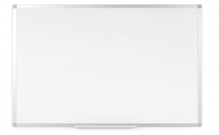Rechizite si papetarie pentru copii - Tablă albă magnetică BoardsPlus, pentru perete, 120 x 90 cm