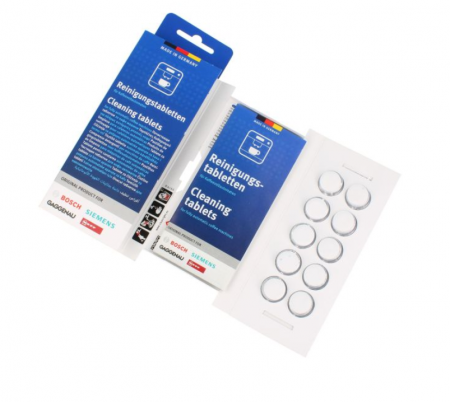 Electrocasnice pentru Bucatarie - Tablete de curatare pentru espressor BOSCH/SIEMENS 00312295, 10 tablete