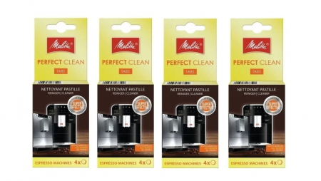 Electrocasnice pentru Bucatarie - Tablete de curatare pentru espressor, Melitta 6762481 Perfect Clean, 16 buc x 1.8g