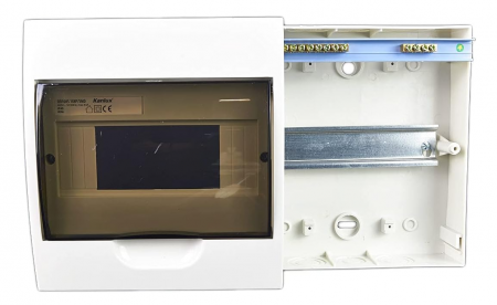 Tablou de siguranțe IP40, 1 rând, 8 module, Cutie de distribuție mică [5]