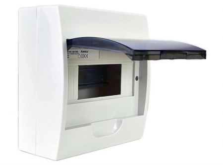 Bricolaj Electric - Tablou de siguranțe IP40, 1 rând, 8 module, Cutie de distribuție mică