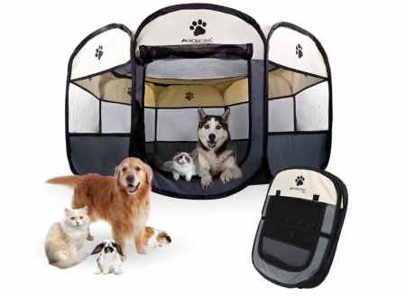 Tarc pliabil pentru animale de companie Mobiclinic Pets, 110 x 100 x 57 cm [0]