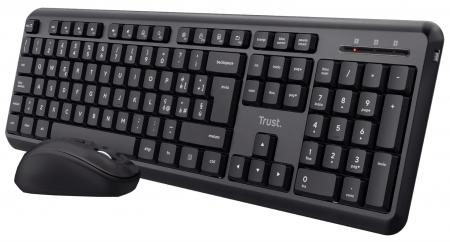 Tastatură si mouse fără fir Trust Ody, Tastatura silentioasa cu Layout Italian [0]