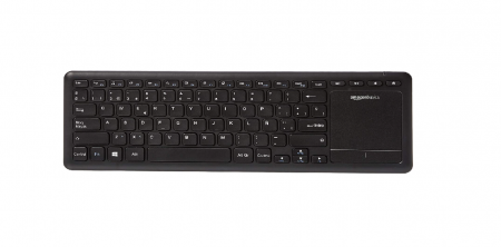 PC, Periferice & Software - Tastatură wireless Amazon Basics cu touchpad pentru Smart TV