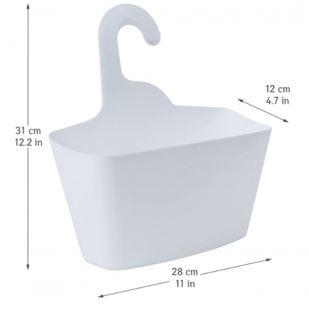 Tatkraft Organizator duș cu 2 nivele [3]