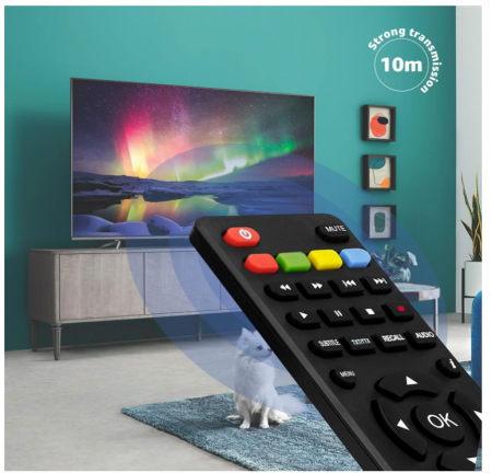 Telecomanda originală Echosat compatibila cu dispozitivele de marcă Echosat Hd-Line Leyf Bamof Tevsan [6]