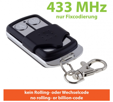 Telecomandă SeKi 433MHz pentru ușa de garaj cu 2 canale [2]