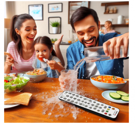 Telecomandă universală 2 în 1 Meliconi pentru televizor și decodor, ușor de curățat [1]