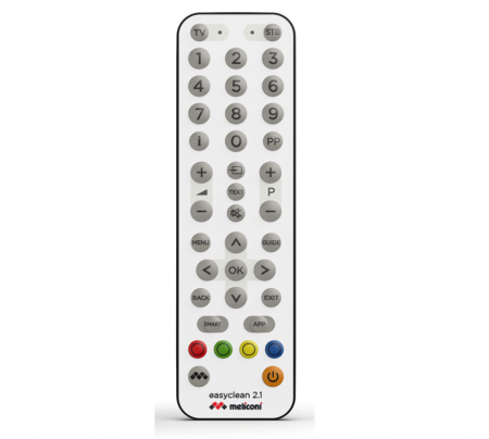 Televizoare & accesorii - Telecomandă universală 2 în 1 Meliconi pentru televizor și decodor, ușor de curățat