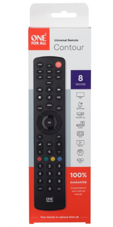 Telecomanda universală One For All Contour 8, Negru, URC1280 [4]