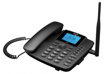 Telefon fix Maxcom MM41D, Port RJ45, hotspot WiFi, Negru [0]