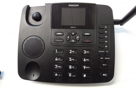 Telefon fix Maxcom MM41D, Port RJ45, hotspot WiFi, Negru [3]