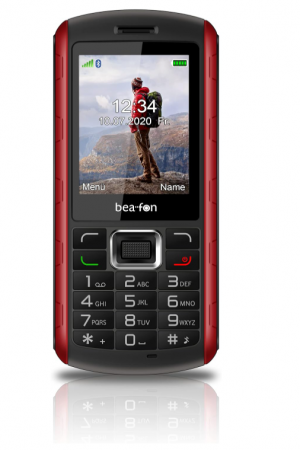 Telefon mobil Beafon AL560_EU001BR, 16 GB, 2.4 Inches, Negru/Roșu [2]