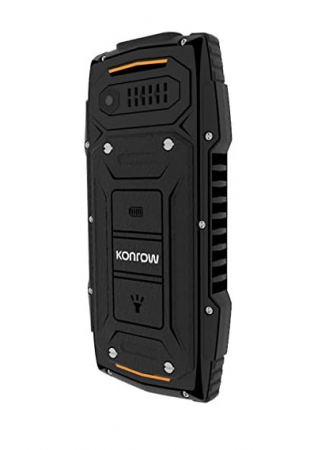 Telefon mobil Konrow Stone Plus, IP68, 2,4 inchi, dual SIM, 2G, 32MB + 32MB RAM, Negru [3]