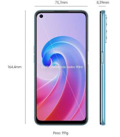 Telefon mobil OPPO A96, Dual SIM, 128GB, 8GB RAM, 4G, 5000mAh, 33W, albastru [10]
