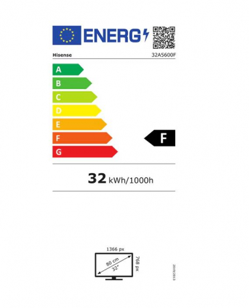 Televizor LED Smart HISENSE 32A5600F, HD, 80cm [9]