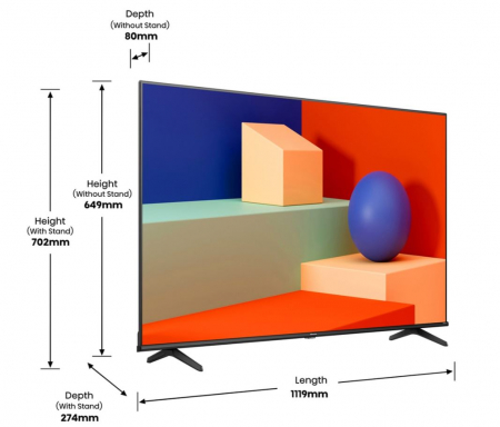 Televizor LED Smart HISENSE 50A6K, Ultra HD 4K, HDR, 126cm [13]