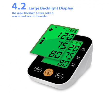 Tensiometru de brat Panacare 2.0, 3 culori, limba germană [2]