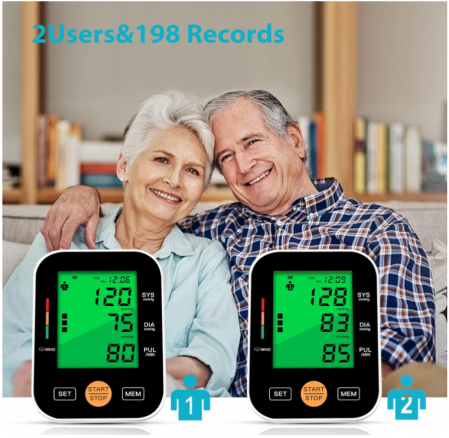 Tensiometru de brat Panacare 2.0, 3 culori, limba germană [6]