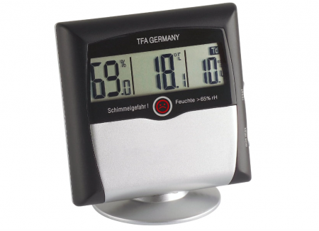 Telescoape & Optica - Termohigrometru digital de precizie TFA Dostmann Comfort Control, 30.5011, alarmă de mucegai, control climă în cameră, monitorizare umiditate