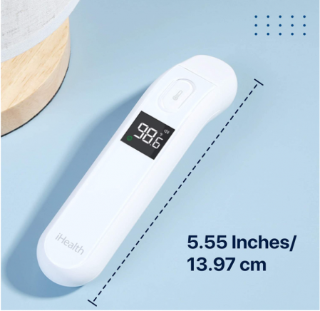 Termometru cu infraroșu pentru frunte fara contact iHealth (PT2L) [5]