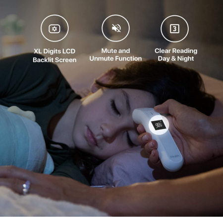 Termometru cu infraroșu pentru frunte fara contact iHealth (PT2L) [4]