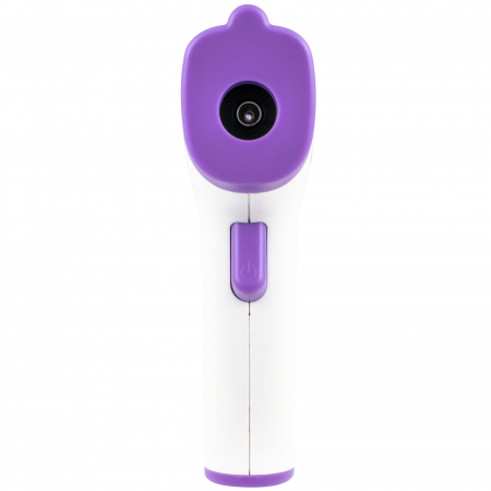 Termometru fara contact cu infrarosu Zass ZIT 01, Model YI-400, afisaj LCD, 2x AAA, alb/mov [2]