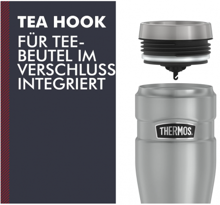 Termos/Cană termoizolantă THERMOS, 0,47 l, oțel inoxidabil mat [5]