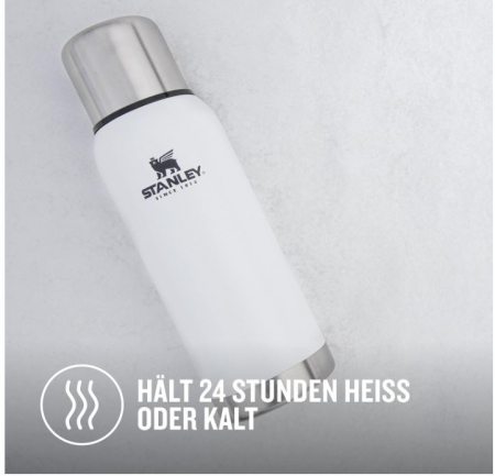 Termos Stanley Adventure, 1L, fara BPA, otel inoxidabil, alb [10]