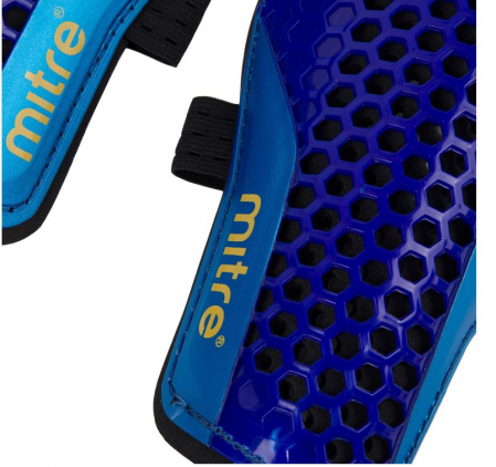 Tibiere fotbal pentru barbati Mitre Aircell, albastru, XL [5]