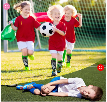 Tibiere Wonarby, Aparatori Fotbal pentru tineri, Negru, Marimea L(11.5 - 21.8 cm, 15- 18 ani) [7]