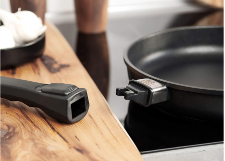 Tigaie AMT Gastroguss Diametru 32 cm, Înălțime 5 cm, Mâner detașabil, Aluminiu, AMZN-532-Z20B [4]