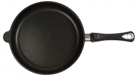 Tigaie AMT Gastroguss Diametru 32 cm, Înălțime 5 cm, Mâner detașabil, Aluminiu, AMZN-532-Z20B [2]