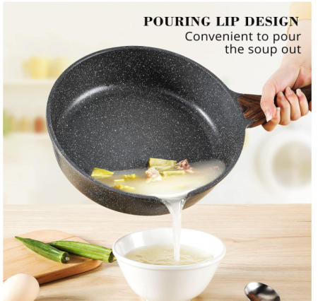 Tigaie antiaderentă SENSARTE, diametru 26 cm, volum 4 litri, cu capac, compatibilă cu inducție [6]