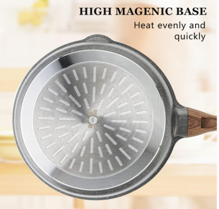 Tigaie antiaderentă SENSARTE, diametru 26 cm, volum 4 litri, cu capac, compatibilă cu inducție [10]