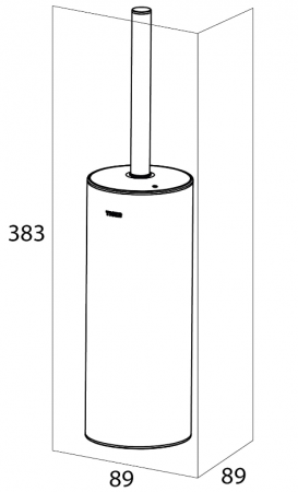 Tiger Perie și suport de toaletă, oțel inoxidabil [4]