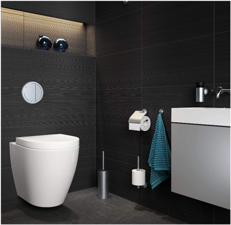 Tiger Perie și suport de toaletă, oțel inoxidabil [1]