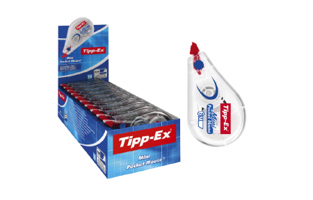 Birotica & Papetarie - Tipp-Ex Benzi de corectare rezistente la rupere cu alunecare lină, culoare albă, 6m x 5mm, cutie de 10